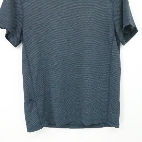 Allbirds Shirt Mens Medium Natural Run Tee Merino Wool Tencel Pocket Performance - Picture 7 of 12